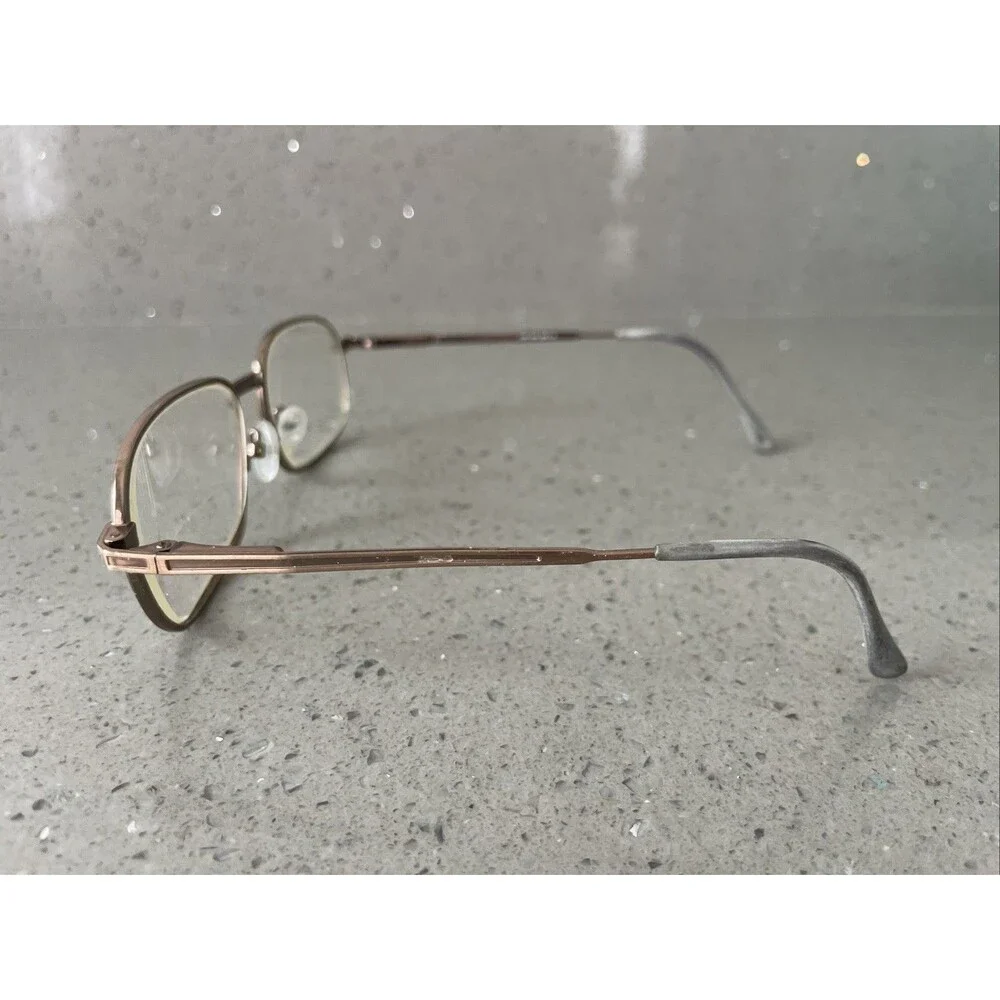 Vintage On Guard Aviator Eyeglasses Frame ONLY OG Z87 2 54-17-140 W GUARD Bronze